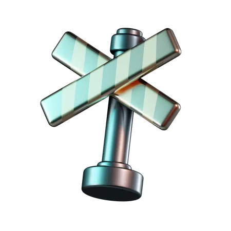 Barrier Crossing  3D Icon