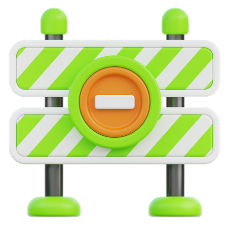 Barrière  3D Icon