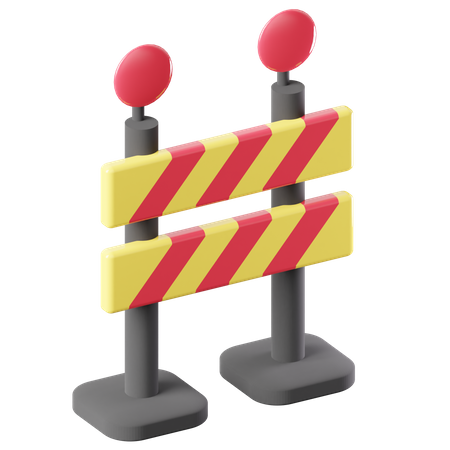 Barrière  3D Icon