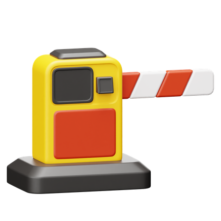 Barrière de stationnement  3D Icon