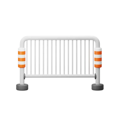 Barrière routière  3D Icon