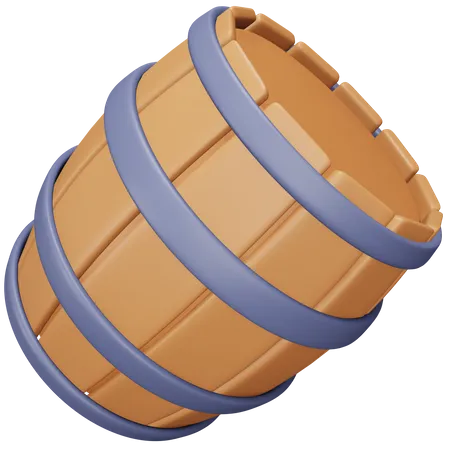 Barril  3D Icon