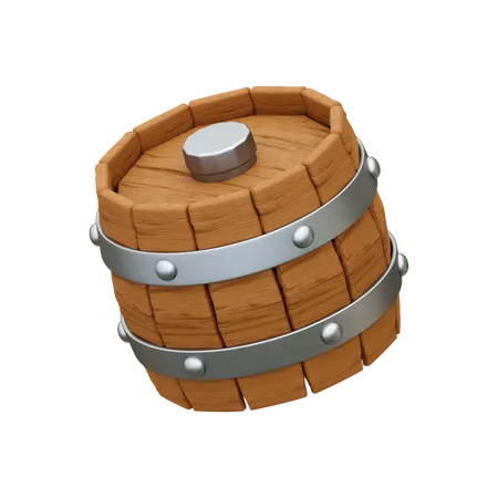 Barril  3D Icon