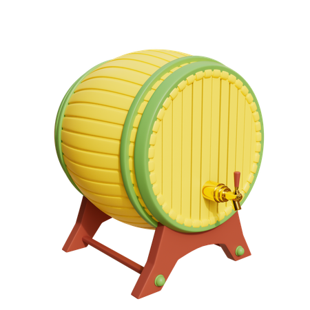 Barril de cerveja  3D Icon