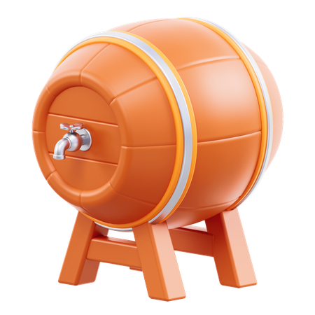 Barril de cerveja  3D Icon