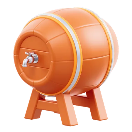 Barril de cerveja  3D Icon