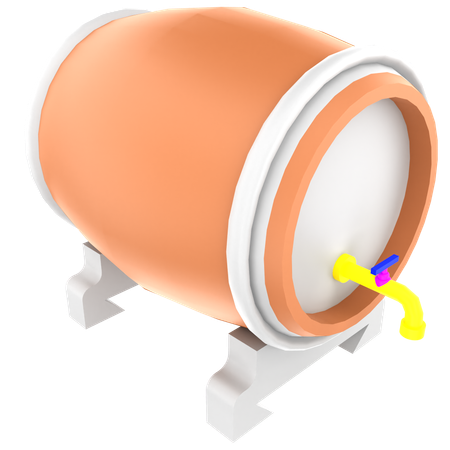 Barril de cerveja  3D Icon