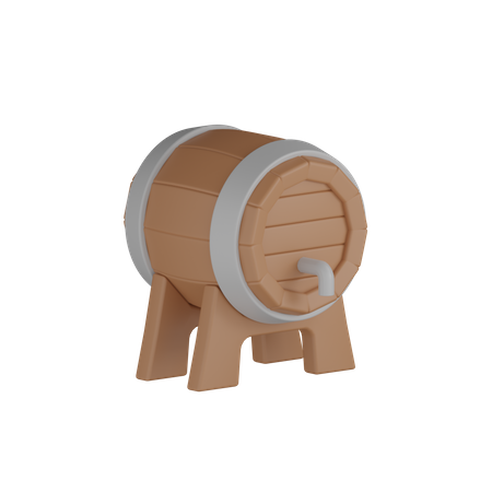 Barril de cerveja  3D Icon