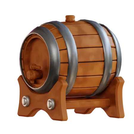 Barril de cerveja  3D Icon