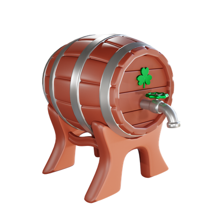 Barril de cerveza  3D Icon