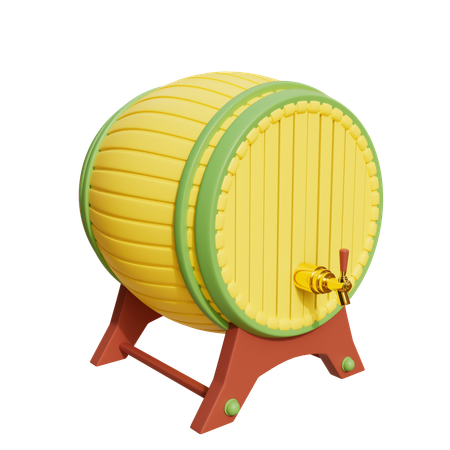 Barril de cerveza  3D Icon