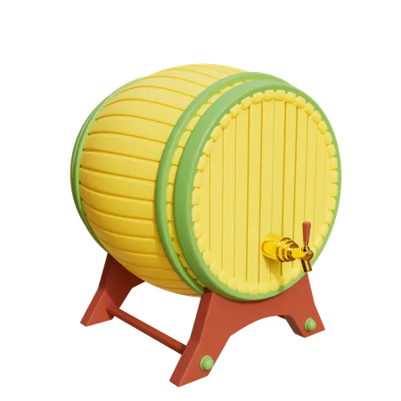 Barril de cerveza  3D Icon