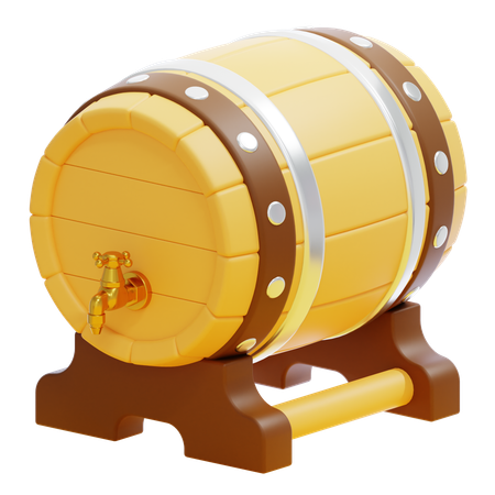 Barril de cerveza  3D Icon