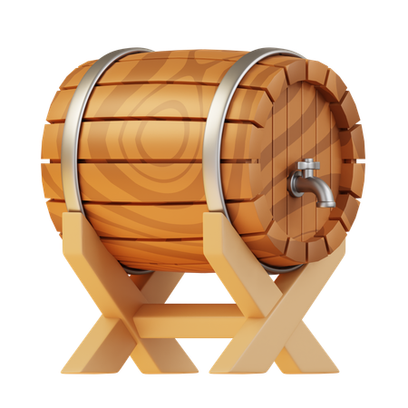 Barril de cerveza  3D Icon