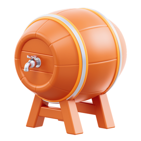 Barril de cerveza  3D Icon