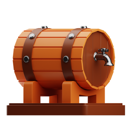 Barril de cerveza  3D Icon