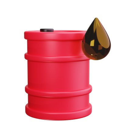 Barril de petróleo  3D Icon