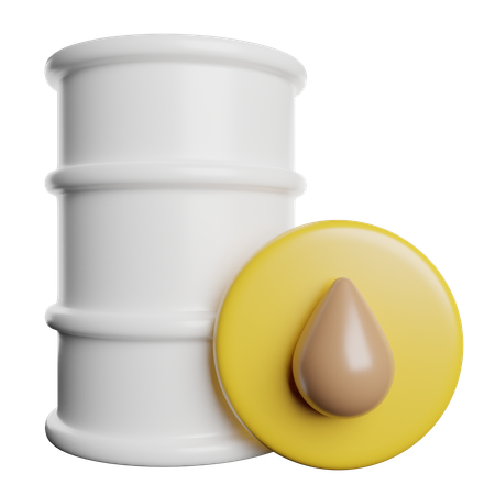 Barril de petróleo  3D Icon