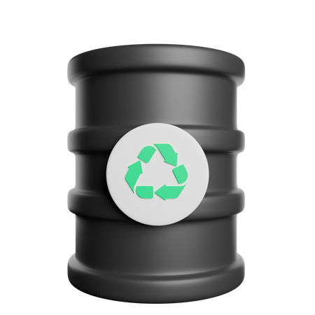 Barril de petróleo  3D Icon