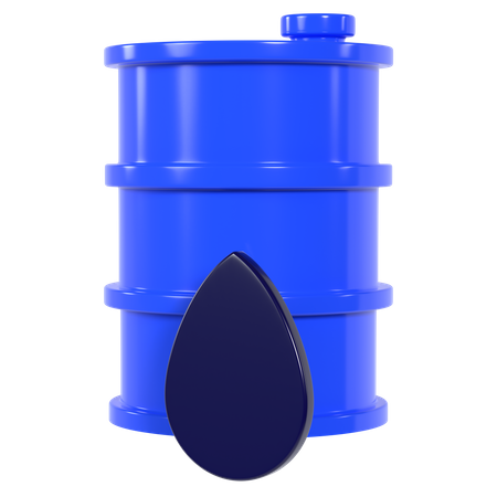Barril de petróleo  3D Illustration