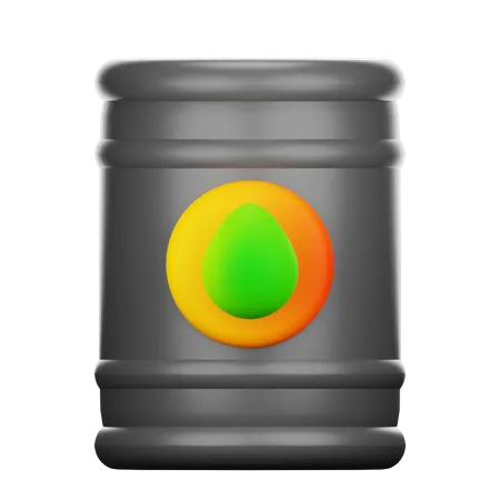 Barril de petróleo  3D Icon