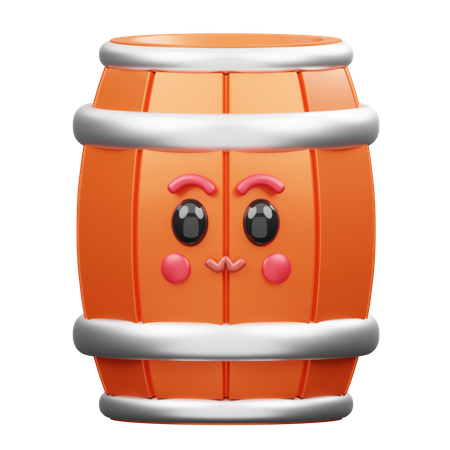 Barril de vinho  3D Icon