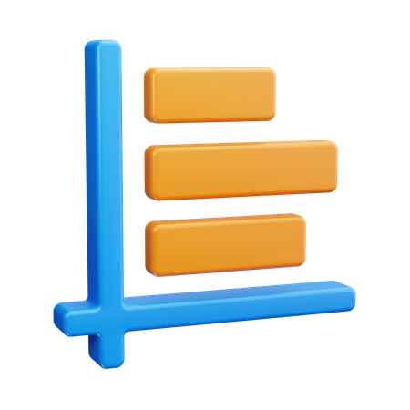 Bars Chart  3D Icon