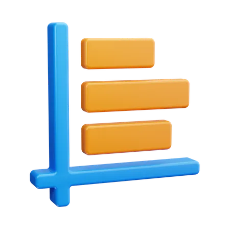 Bars Chart  3D Icon