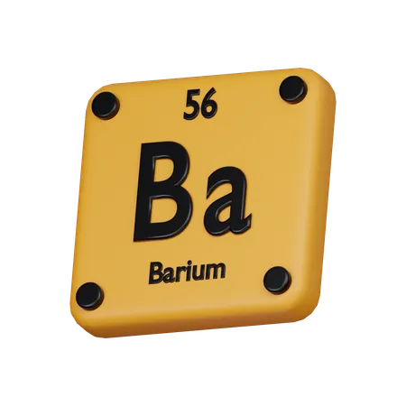 Baryum  3D Icon