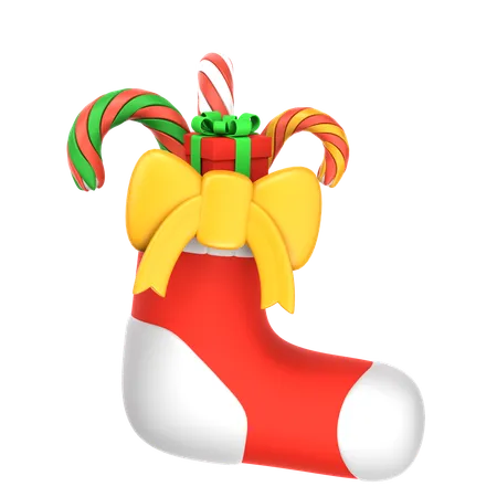 Bas de Noël  3D Icon