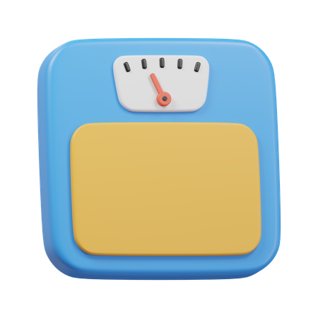 Escala de peso  3D Icon