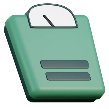 Escala de peso  3D Icon