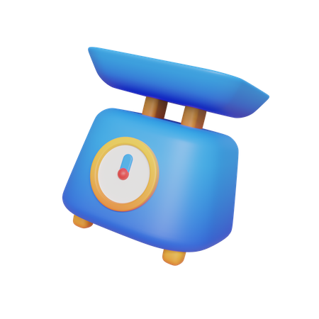 Escala de peso  3D Icon