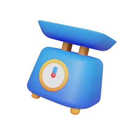 Escala de peso  3D Icon