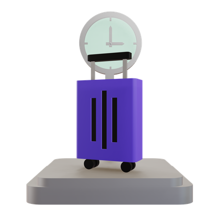 Escala de equipaje  3D Icon