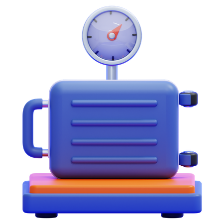 Escala de equipaje  3D Icon