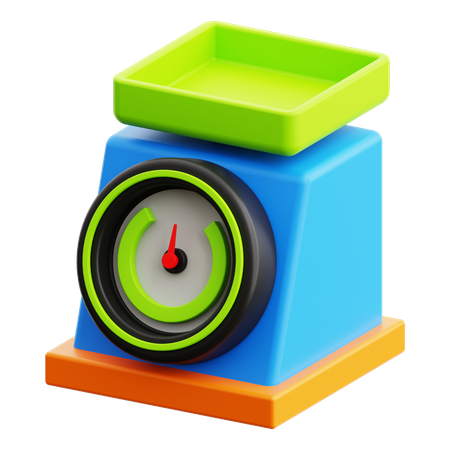 Escala de peso  3D Icon