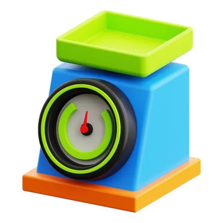 Escala de peso  3D Icon