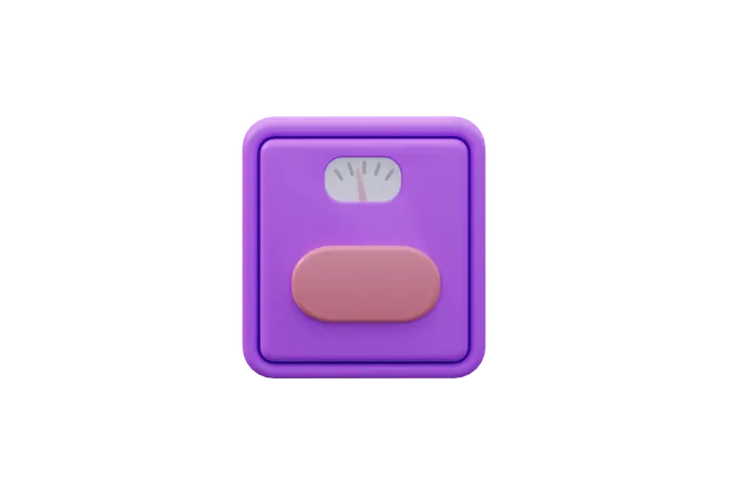 Escala de peso  3D Icon