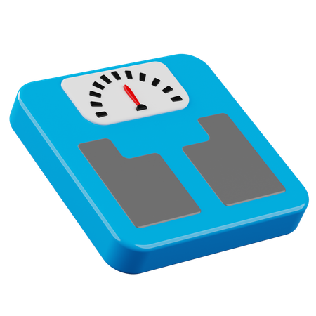 Escala de peso corporal  3D Icon