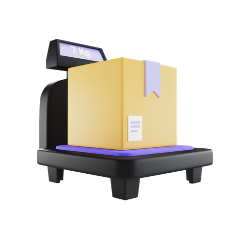Báscula logística  3D Icon