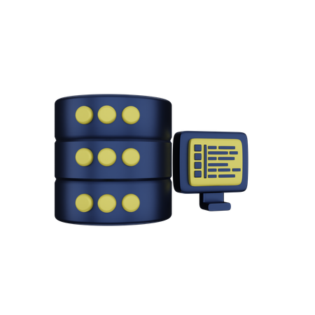 Base de datos  3D Icon