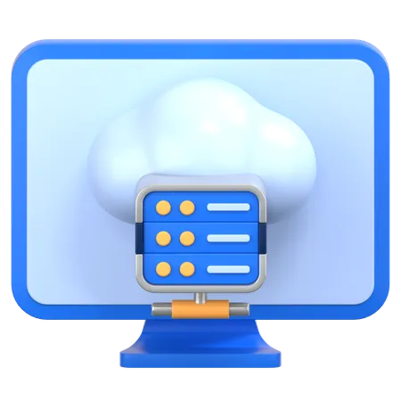 Base de datos en la nube  3D Icon