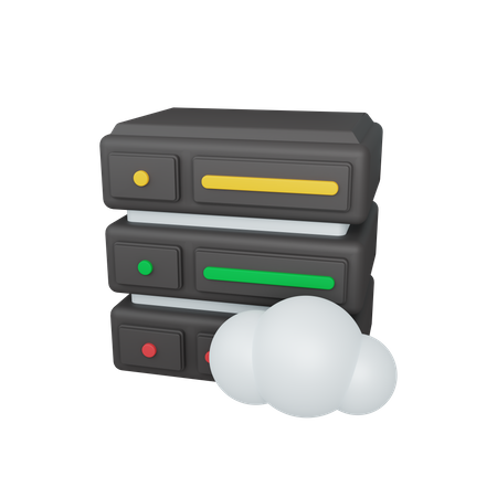 Base de datos en la nube  3D Icon