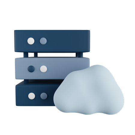 Base de datos en la nube  3D Icon