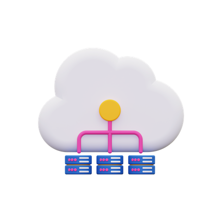 Base de datos en la nube  3D Icon