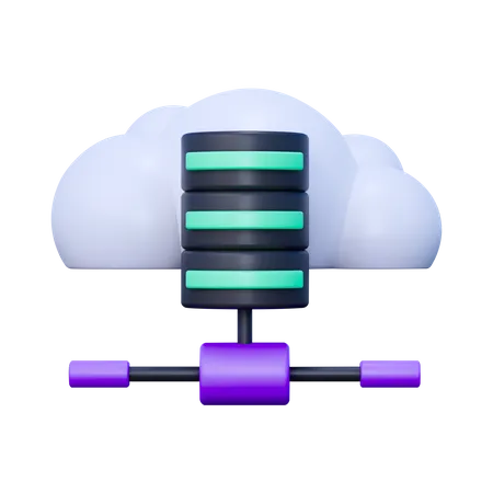Base de datos en la nube  3D Icon