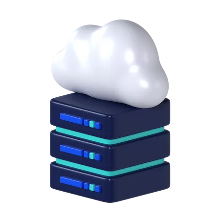 Base de datos en la nube  3D Icon