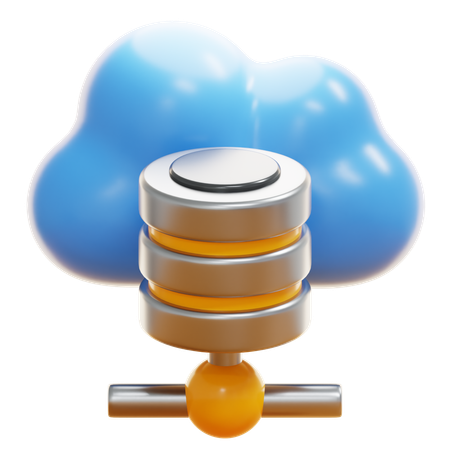 Base de datos en la nube  3D Icon