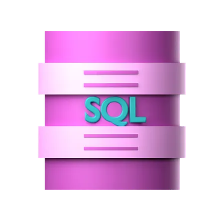 Base de datos sql  3D Icon